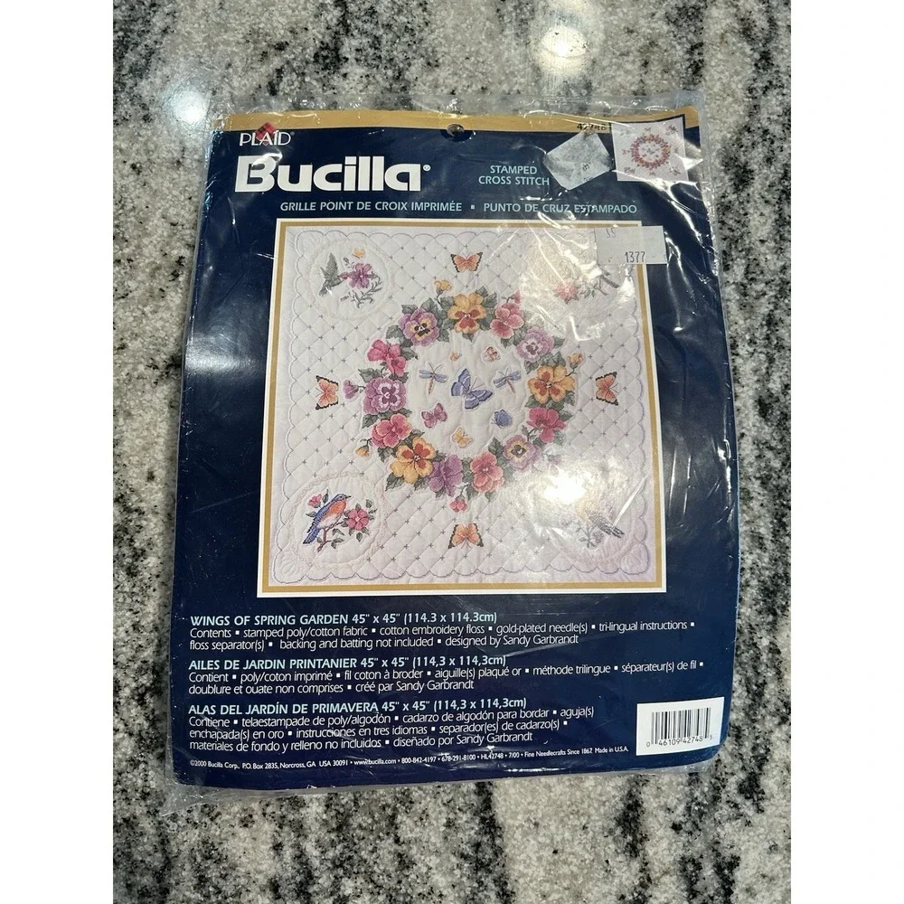 NOS Bucilla Stamped Cross Stitch 